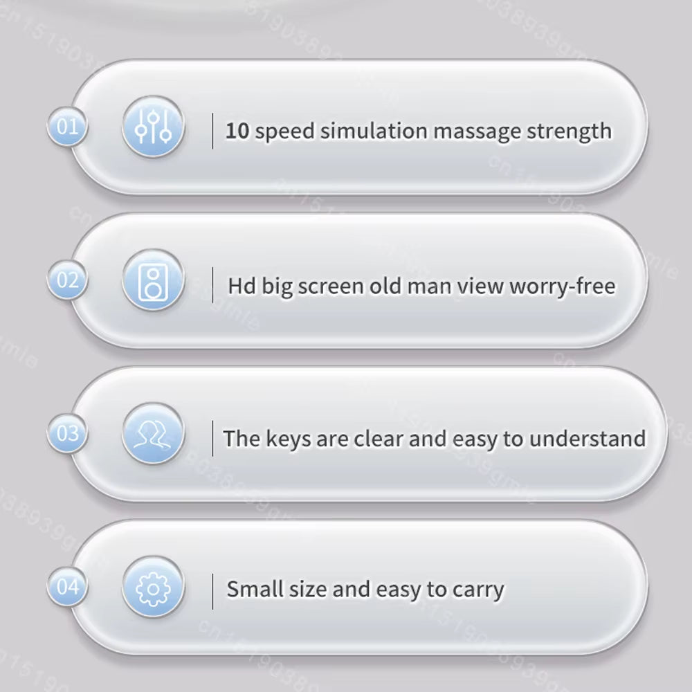 EMS Electric Muscle Therapy Stimulator 6 Modes Tens Unit Machine Meridian Physiotherapy Pulse Abdominal Prostate Body Massager